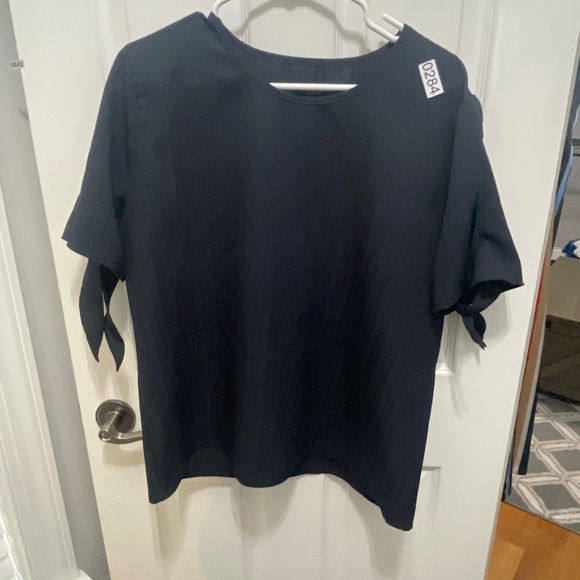 Temu navy blue top shortsleeved XxLargw new never worn - Picture 5 of 8